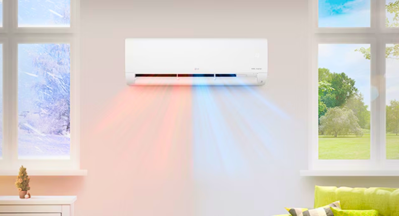 ¿El aire acondicionado sirve también para calefaccionar?